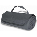Roll Up Blanket -- Gray w/1-color imprint